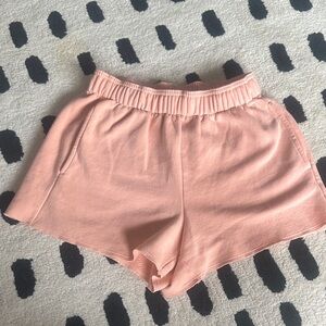 DSG Women's Athletic Shorts in Soft Peach